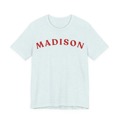 Madison Arc Name T‑Shirt — Personalized City/Name Tee