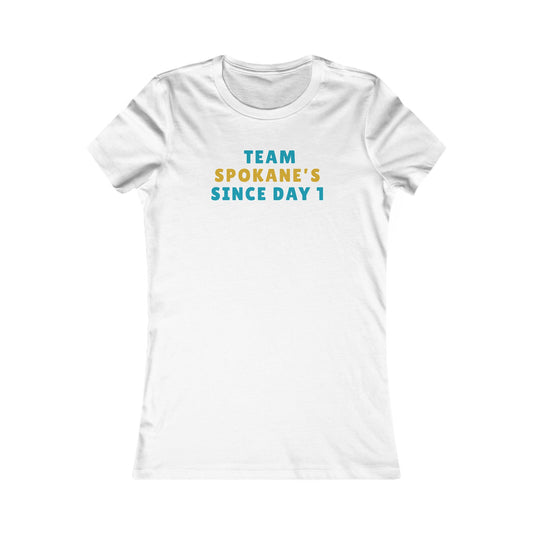 Team Spokane's Since Day 1 T-Shirt — Women's Local Pride Tee
