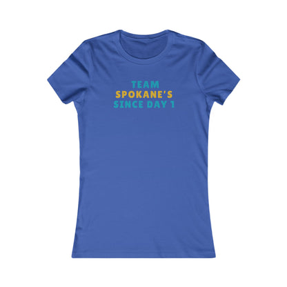 Team Spokane's Since Day 1 T-Shirt — Women's Local Pride Tee