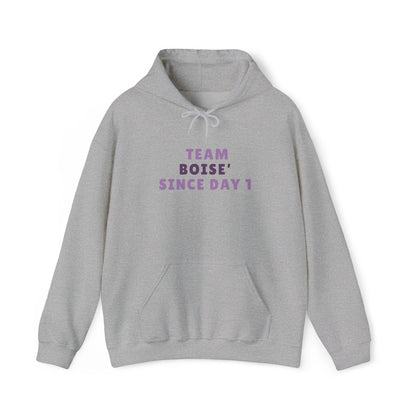 Hoodie — "Team Boise Since Day 1" Cozy Crew Fan Pullover