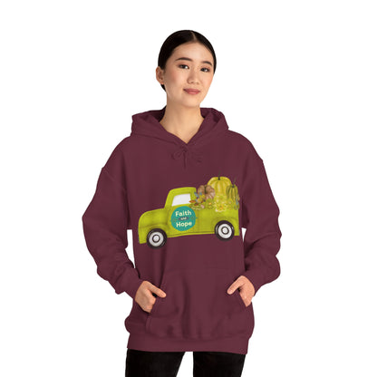Faith & Hope Vintage Truck Hoodie | Autumn Wardrobe | True North