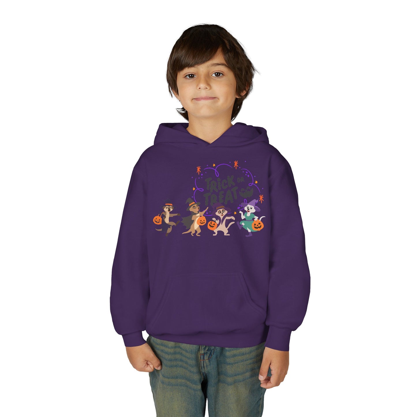 Halloween Trick or Treat Hooded Sweatshirt for Kids | Halloween Costume | True North