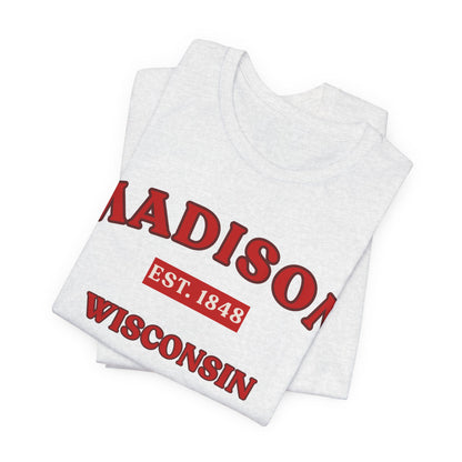 Madison Wisconsin Established 1848 JERSEY Tee