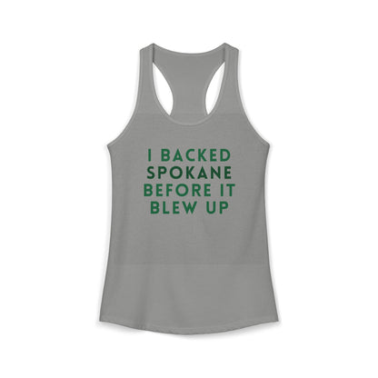 Women's Ideal Racerback Tank SPOKANE