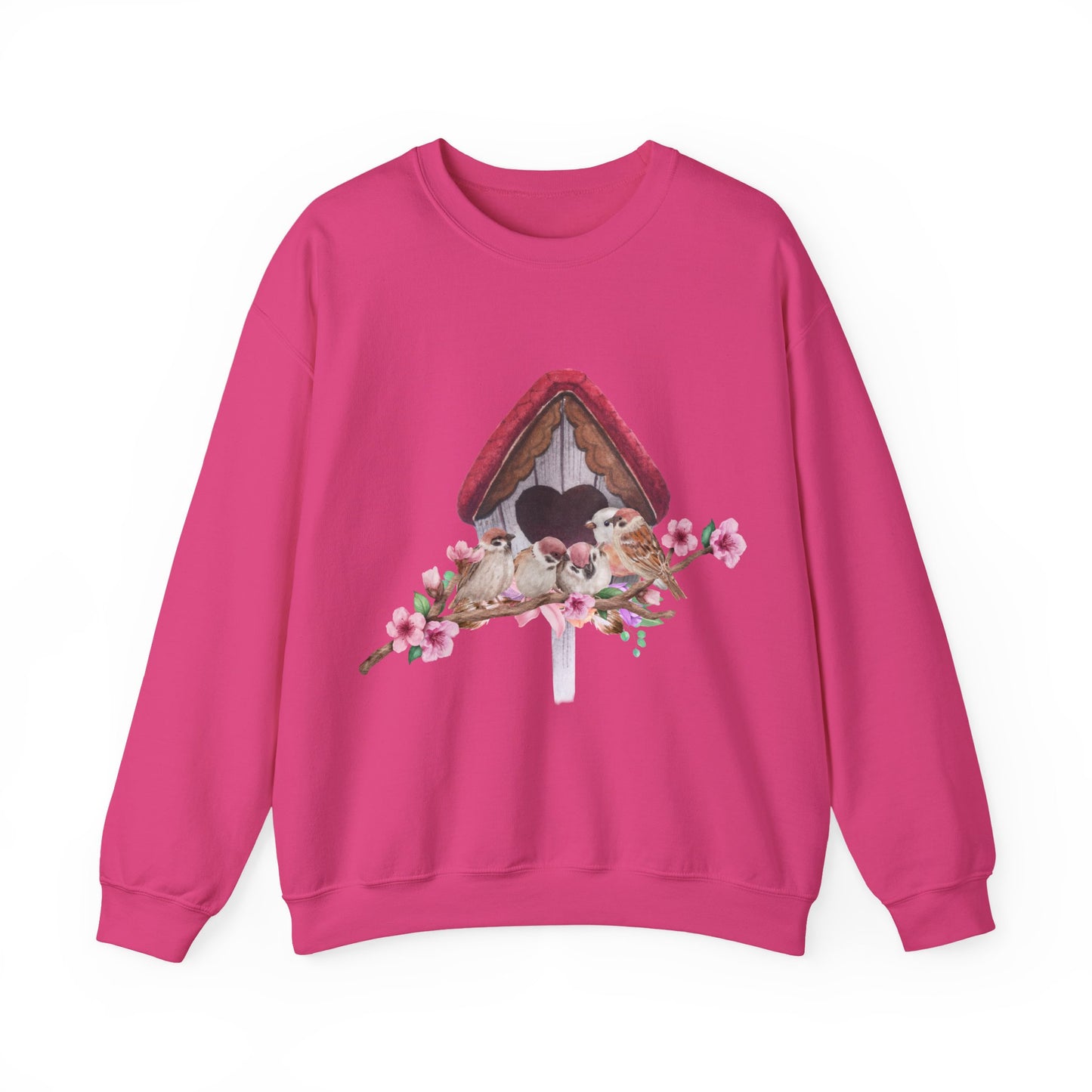 Cozy Birdhouse Crewneck Sweatshirt | Heavy Blend Pullover | True North
