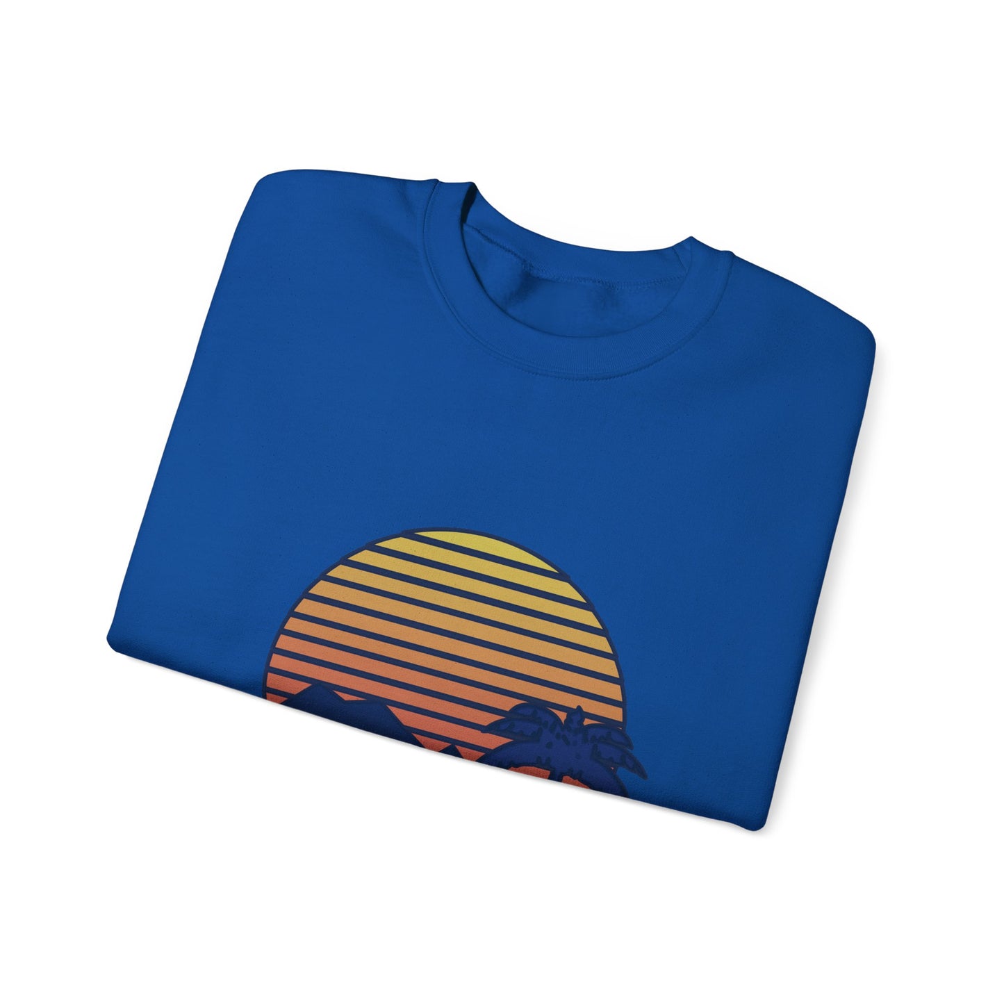 Retro Sunset Adventure Crewneck Sweatshirt | Road Trips | True North
