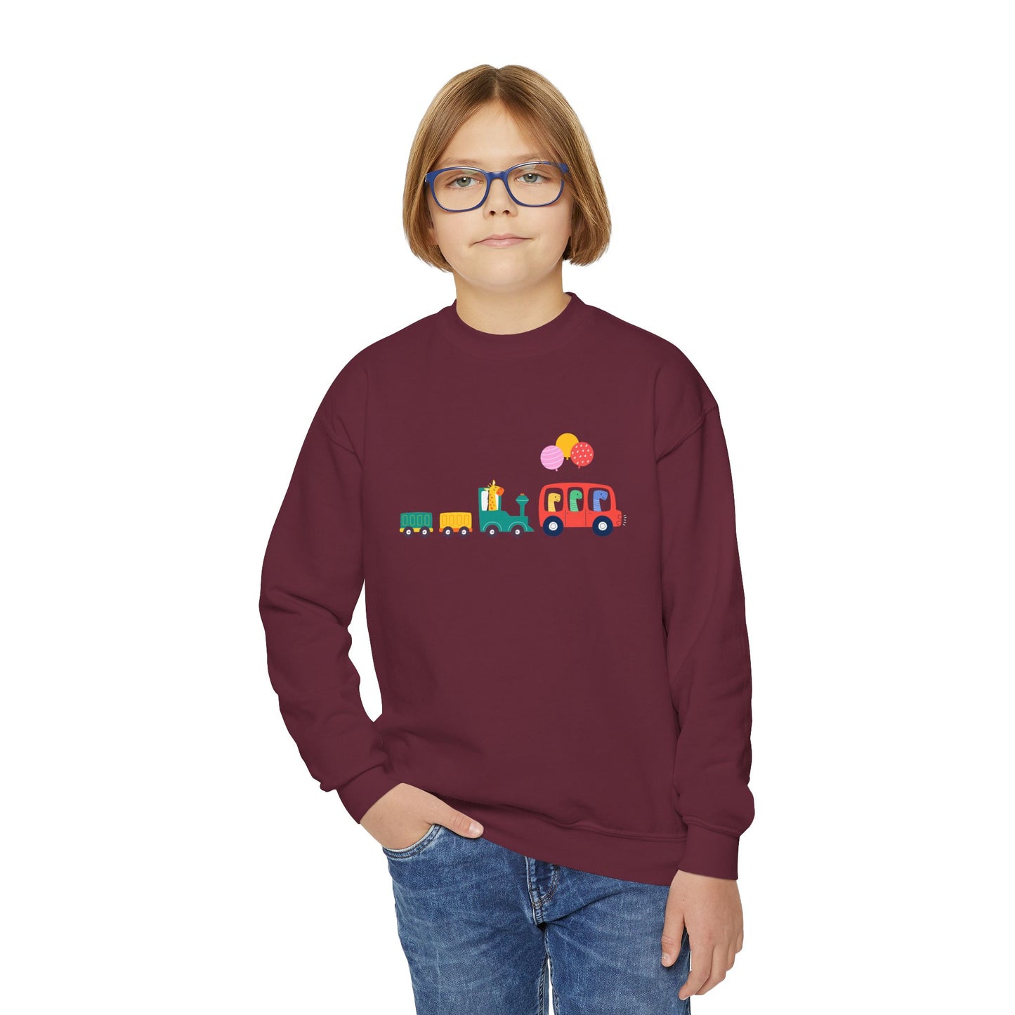 Colorful Vehicles Sweatshirt | Dino & Train | True North