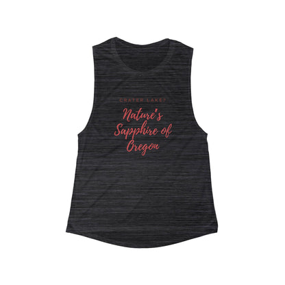 Nature’s Sapphire of Oregon | Women’s Flowy Scoop Muscle Tank | True North