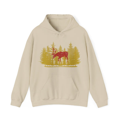 Nature-Inspired Hooded Sweatshirt | Cozy Wilderness Adventures | True North