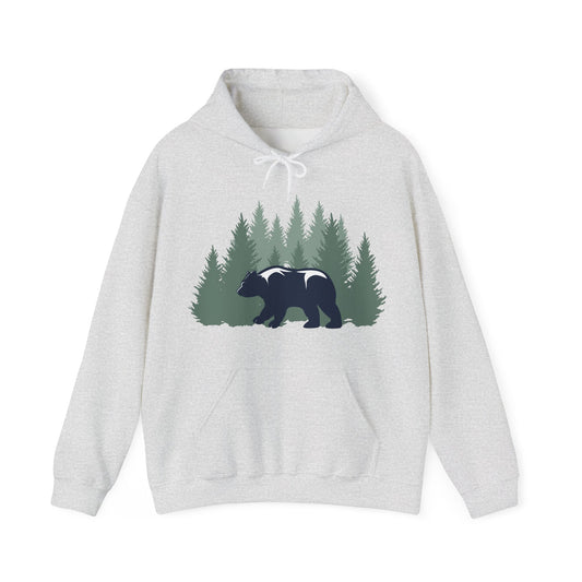 Nature-Inspired Bear Unisex Hoodie | Nature Lovers | True North