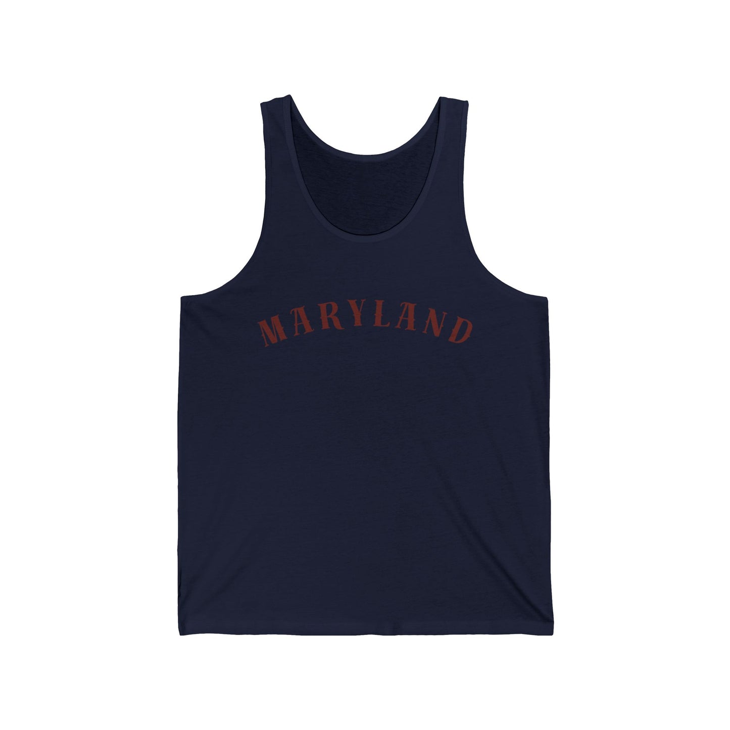 Maryland Script Men/Unisex Tank Top | Vintage Lettering | True North