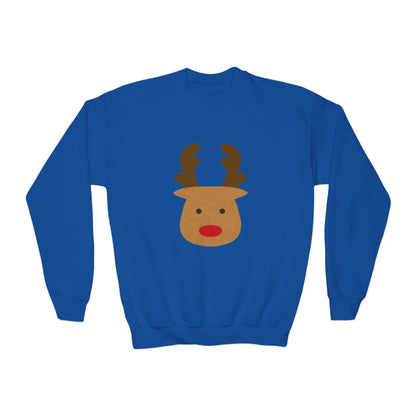 Youth Reindeer Crewneck Sweatshirt | Cozy Winter Fun | True North
