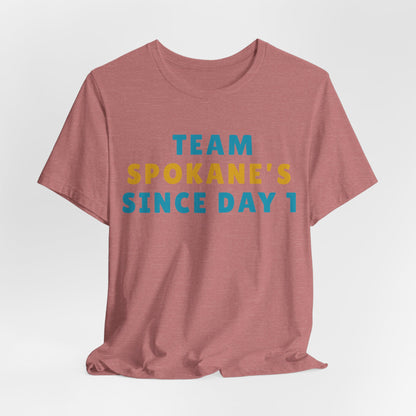 Team Spokane's Since Day 1 T-Shirt — Spokane Pride Graphic Tee