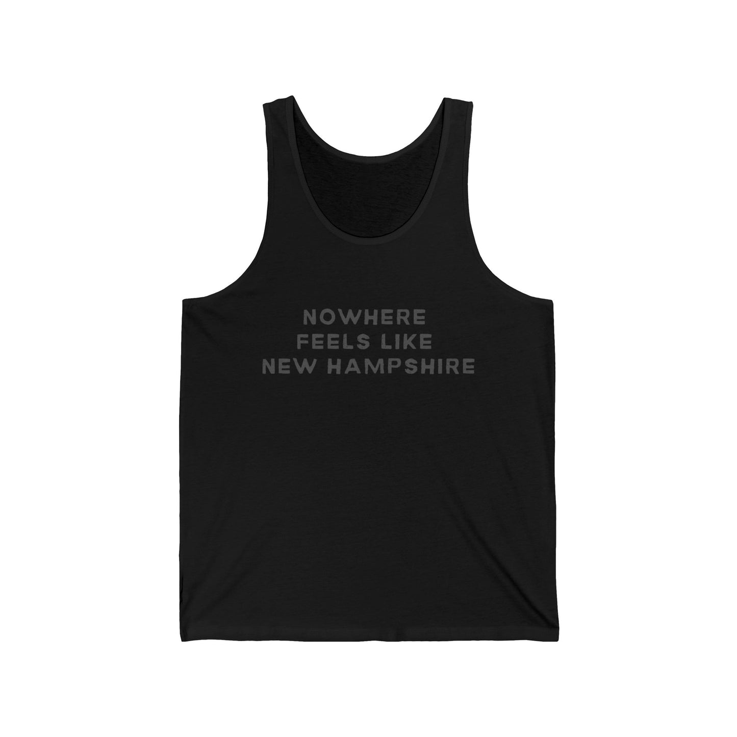 Nowhere Feels Like New Hampshire Men/Unisex Tank Top | Pride Design  | True North