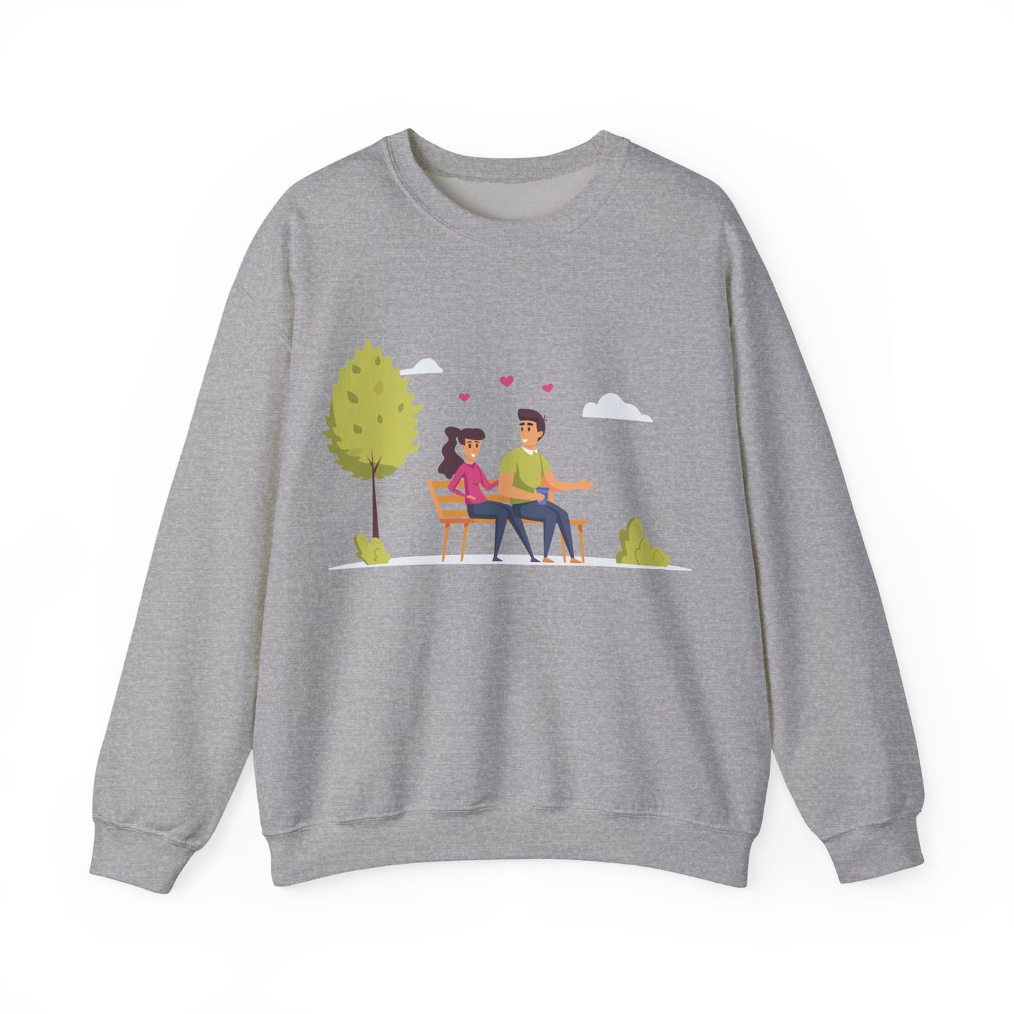 Cute Couple Crewneck Sweatshirt | Cozy Relationship Apparel | True North