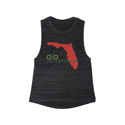 Jacksonville | Women’s Flowy Scoop Muscle Tank | True North