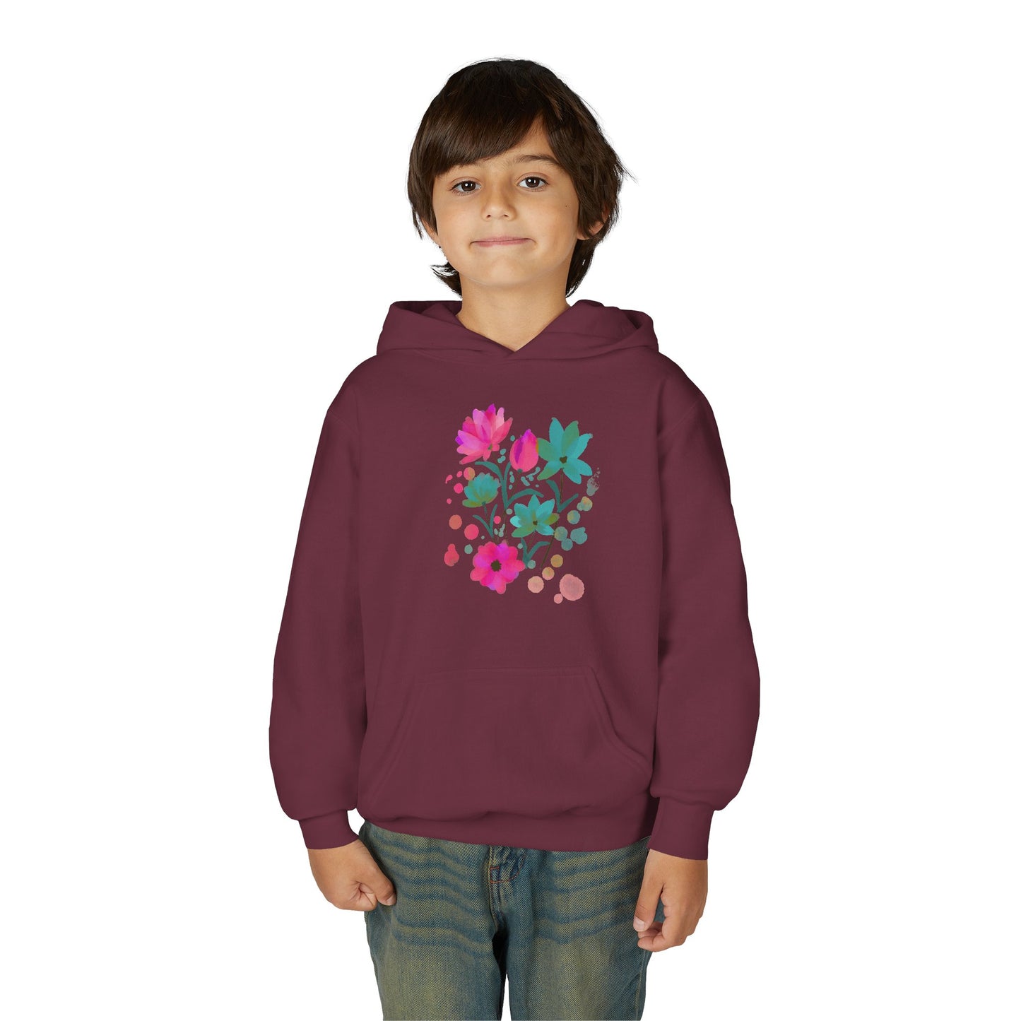 Floral Youth Hoodie | Stylish Layering | True North
