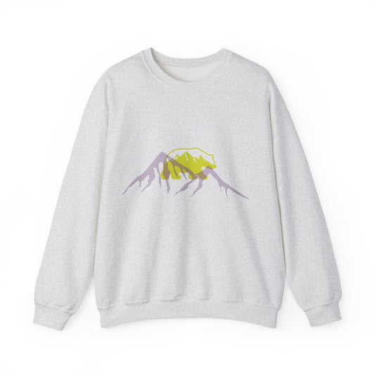 Mountain Vibes Crewneck Sweatshirt | Ski Trips, Hiking, and Travel | True North