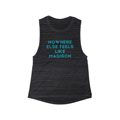 Madison City Women Flowy Scoop Muscle Tank Top | Soft Cotton | True North