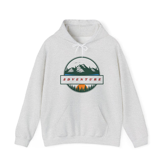 Adventure-Themed Hooded Sweatshirt | Cozy Hoodie for Outdoor Enthusiasts | True North