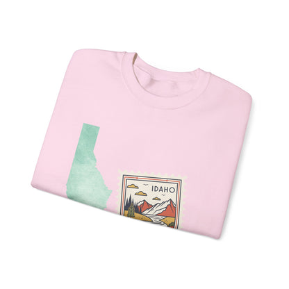 White Crewneck Sweatshirt — Classic Cozy Pullover boise