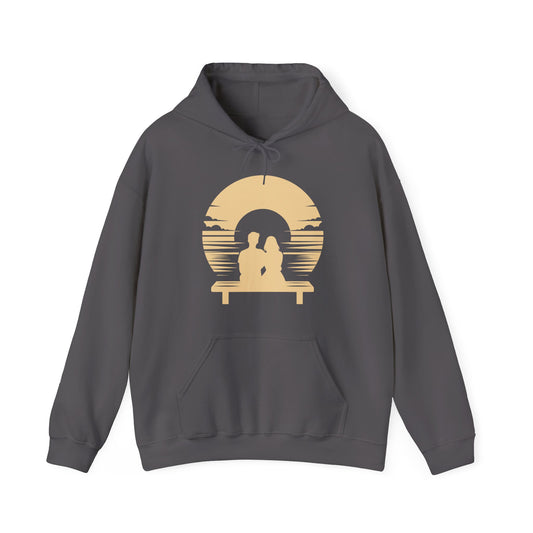 Sunset Love Men/Unisex Hoodie | Cozy Relationship | True North