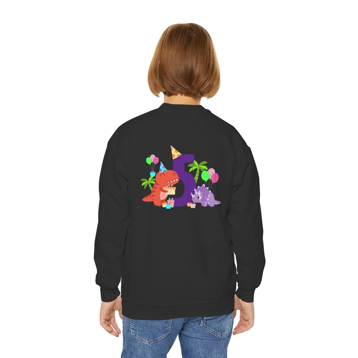 Colorful Fun Numbers and Dinosaurs Sweatshirt| Easygoing Style | True North