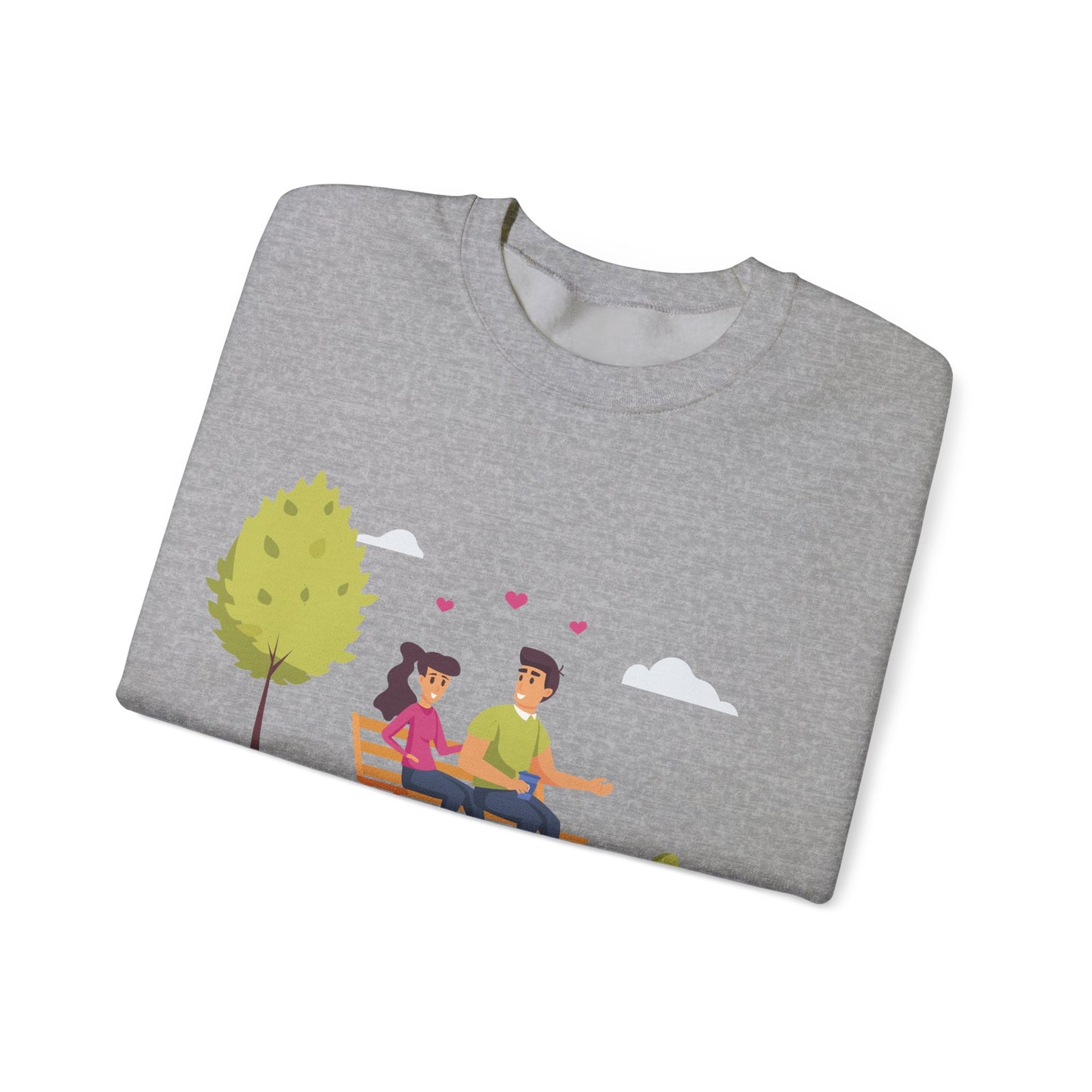 Cute Couple Crewneck Sweatshirt | Cozy Relationship Apparel | True North