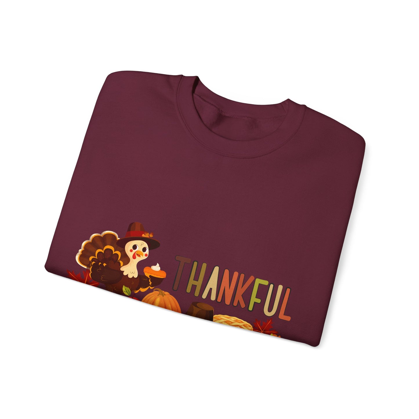 Thankful Thanksgiving Crewneck Sweatshirt  | True North