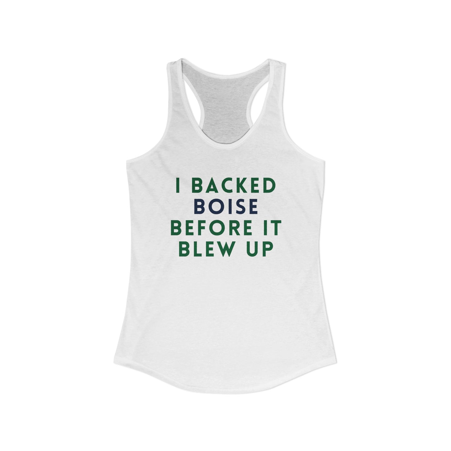 Women's Ideal Racerback Tank BOISE