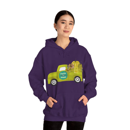 Faith & Hope Vintage Truck Hoodie | Autumn Wardrobe | True North