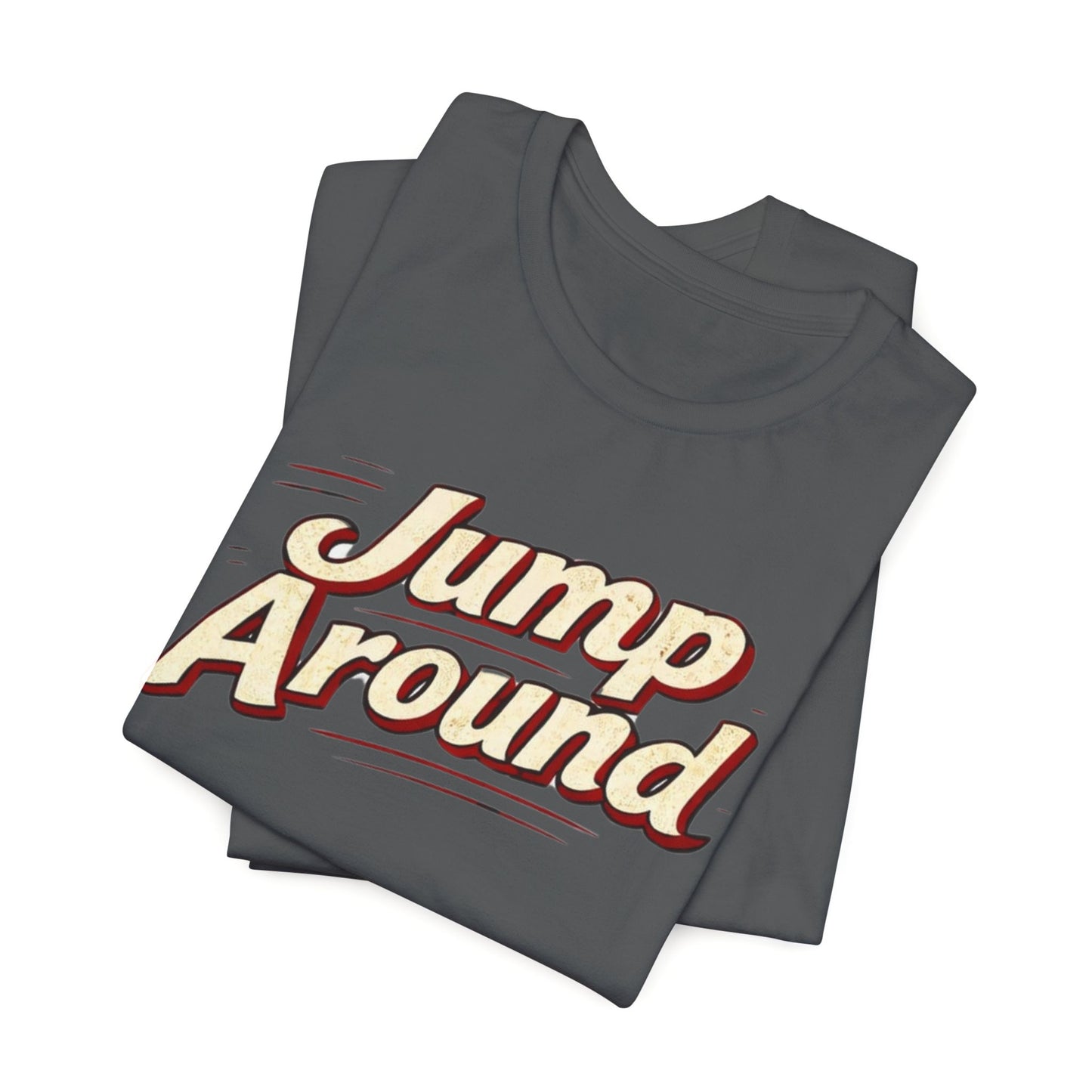 Jump Around Vintage Graphic Tee — Retro Dance Party JERSEY T‑Shirt MADISON
