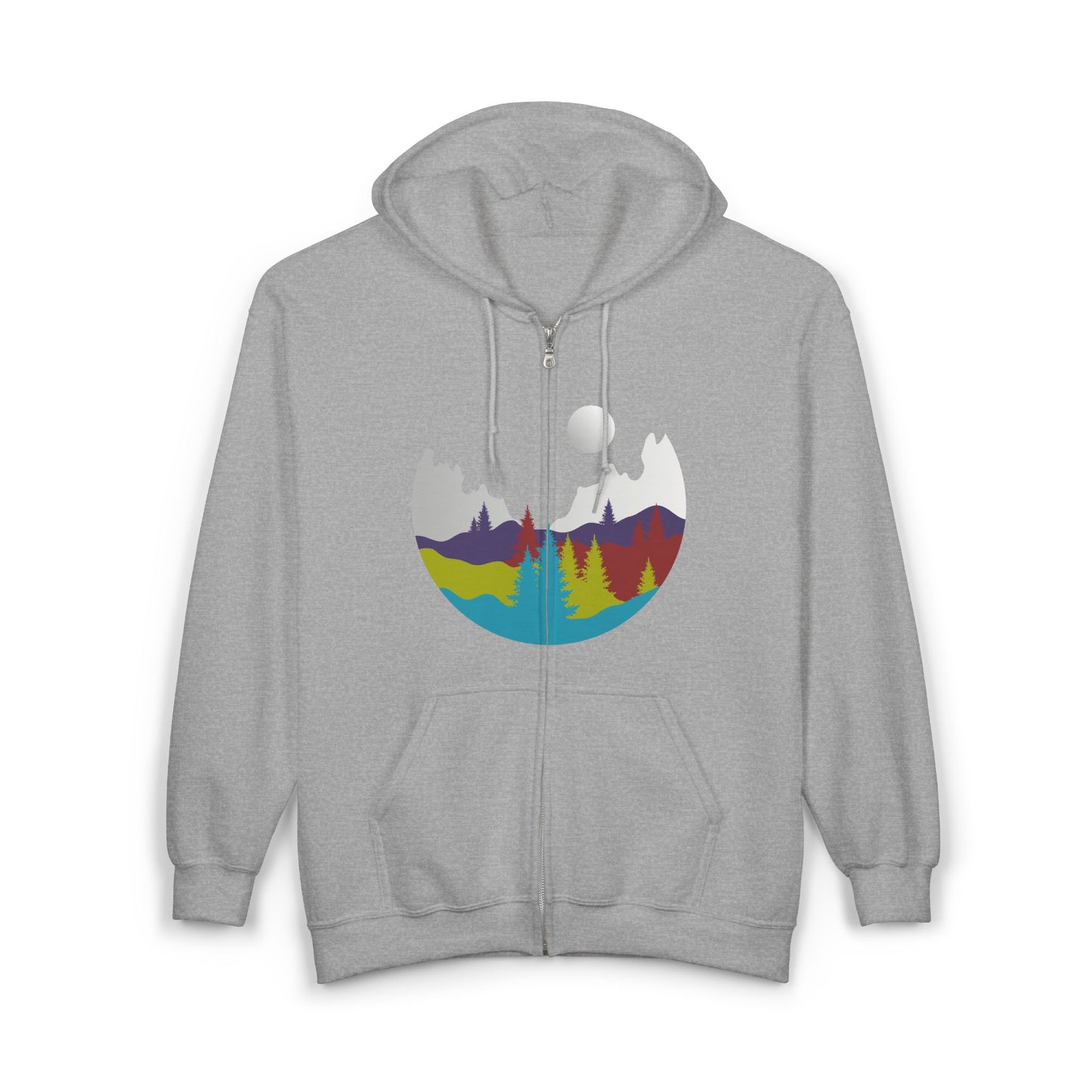 Nature-Inspired Zip Hoodie | Cozy Outdoor | True North