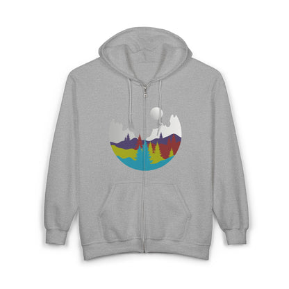 Nature-Inspired Zip Hoodie | Cozy Outdoor | True North