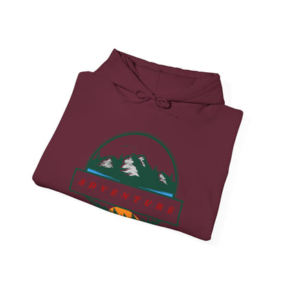Adventure-Themed Hooded Sweatshirt | Cozy Hoodie for Outdoor Enthusiasts | True North