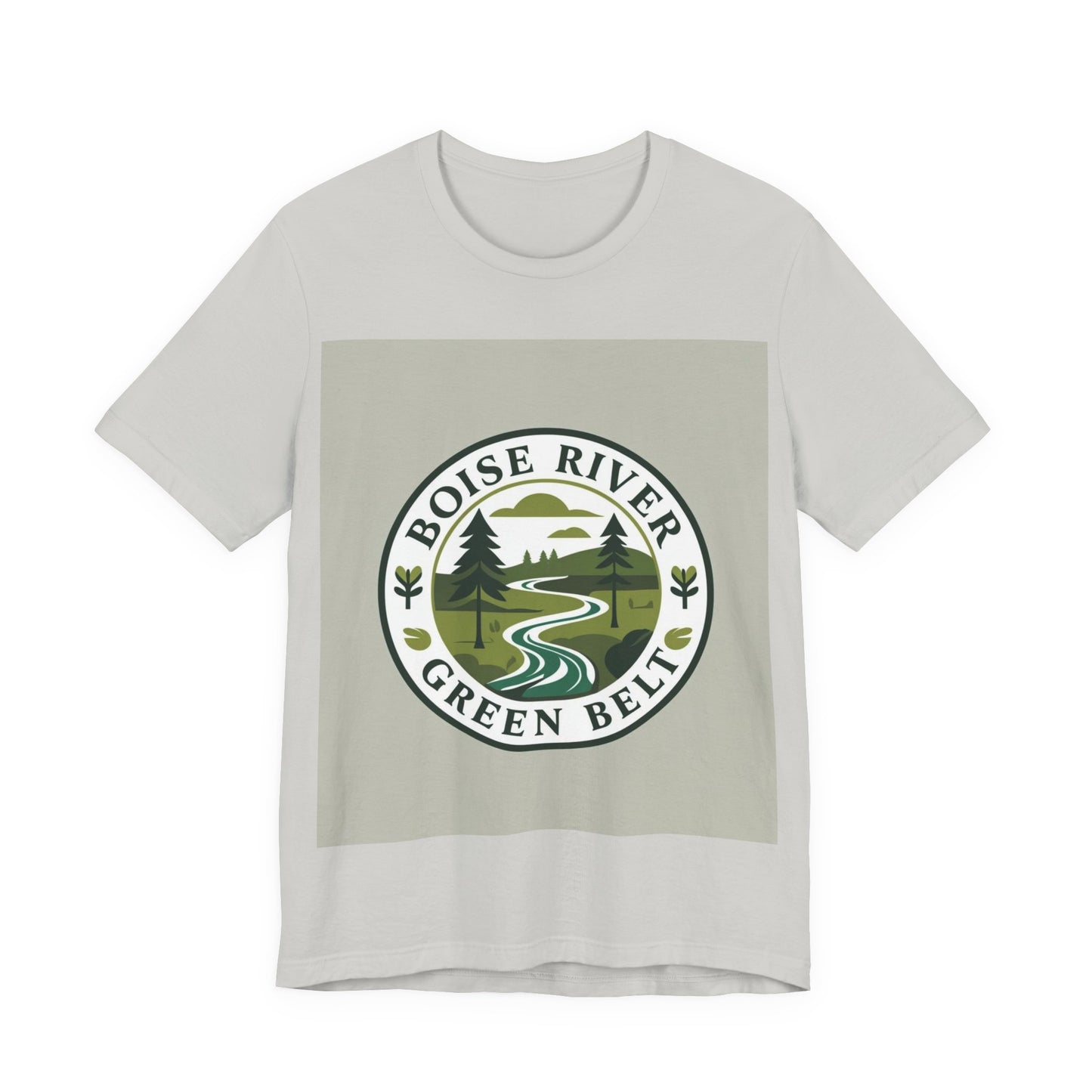 Boise River Green Belt Tee — Scenic River Nature T-Shirt