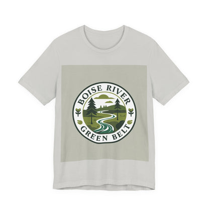 Boise River Green Belt Tee — Scenic River Nature T-Shirt