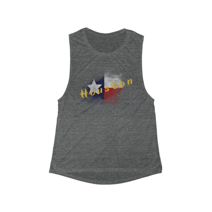 Houston | Women’s Flowy Scoop Muscle Tank | True North