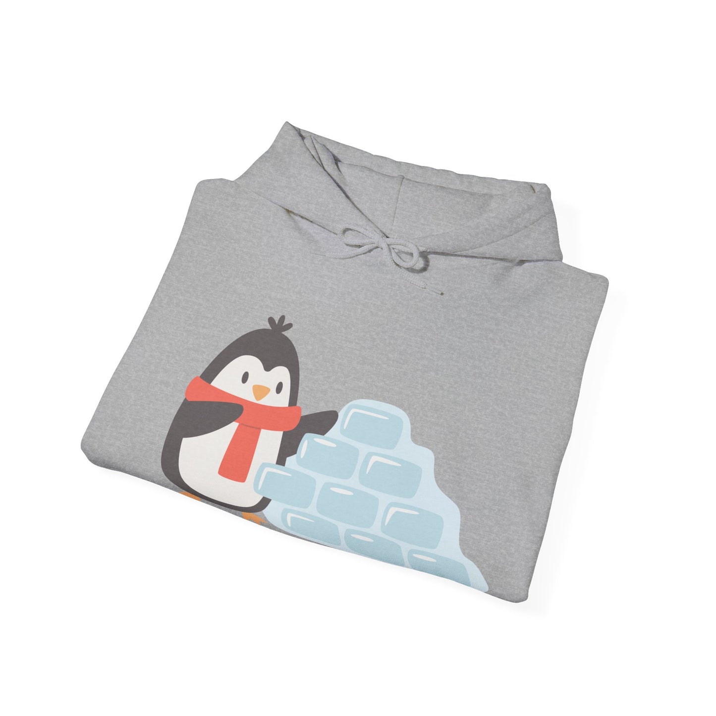 Cozy Penguin Hoodie | Winter Sweatshirt with Cute Holiday Theme | True North
