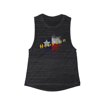 Houston | Women’s Flowy Scoop Muscle Tank | True North