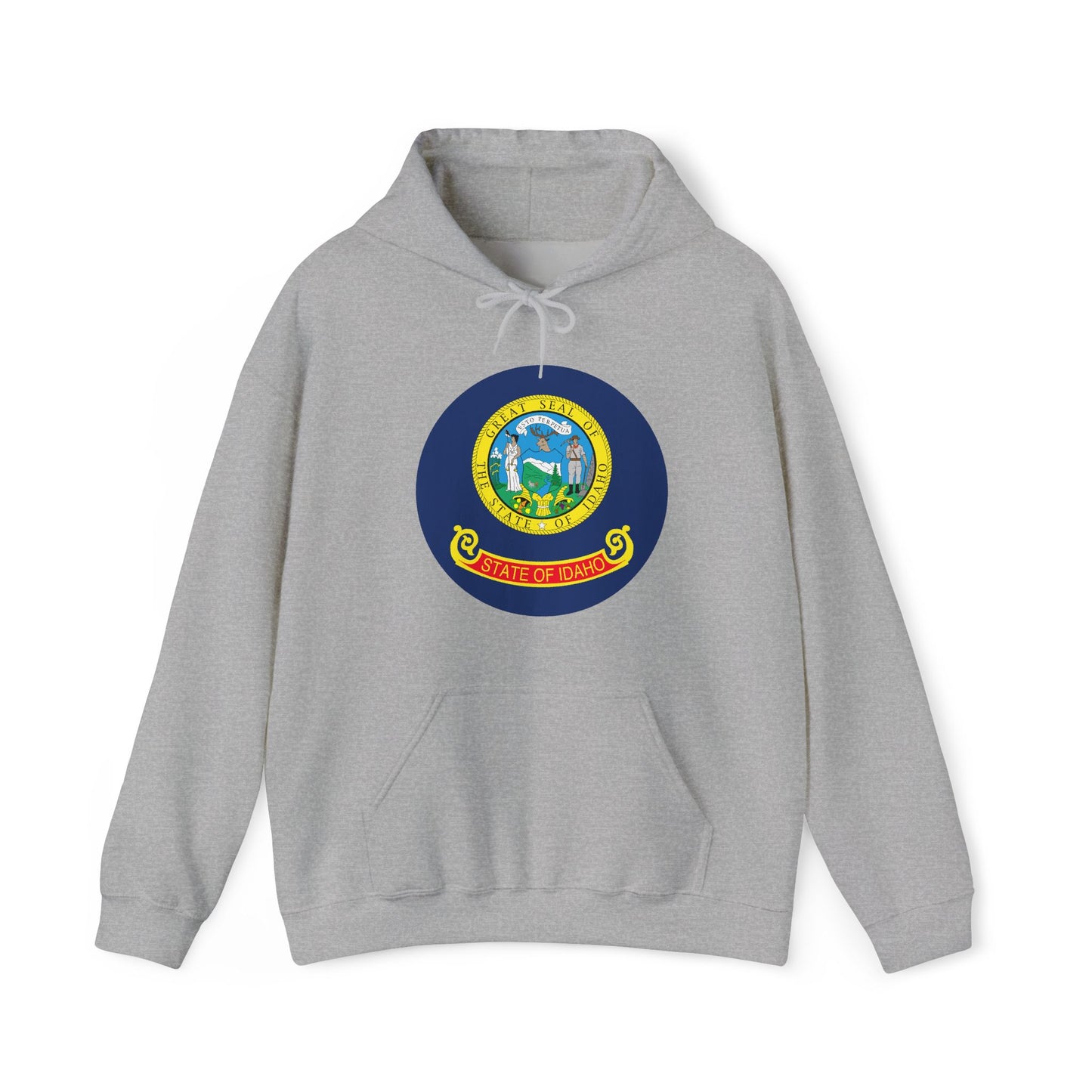 Idaho State Seal Hoodie — Vintage Idaho Emblem Pullover BOISE