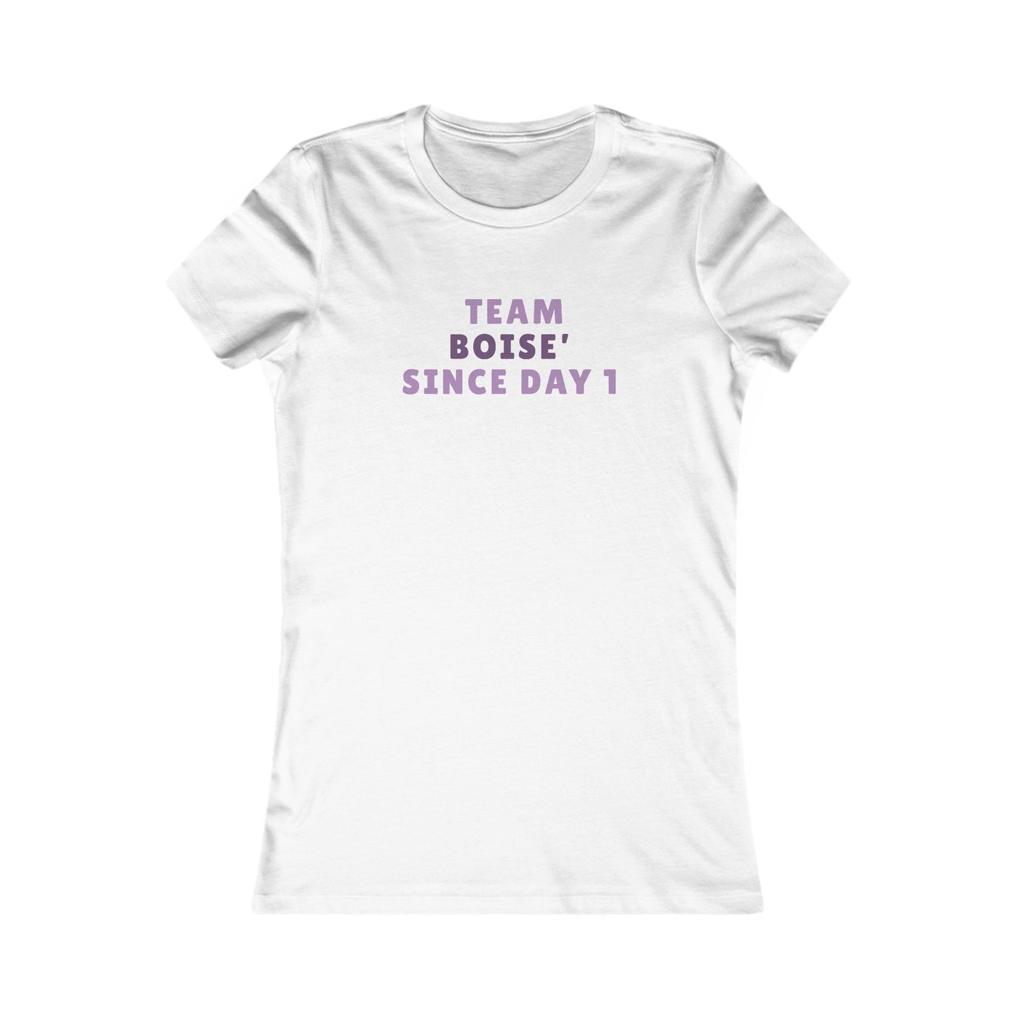 Team Boise Since Day 1 T-Shirt — Women's Local Pride Tee