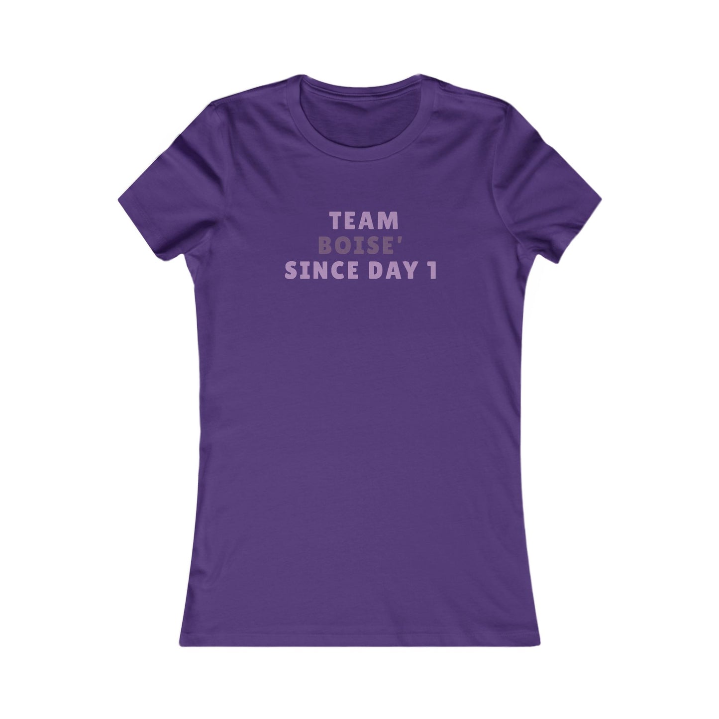 Team Boise Since Day 1 T-Shirt — Women's Local Pride Tee
