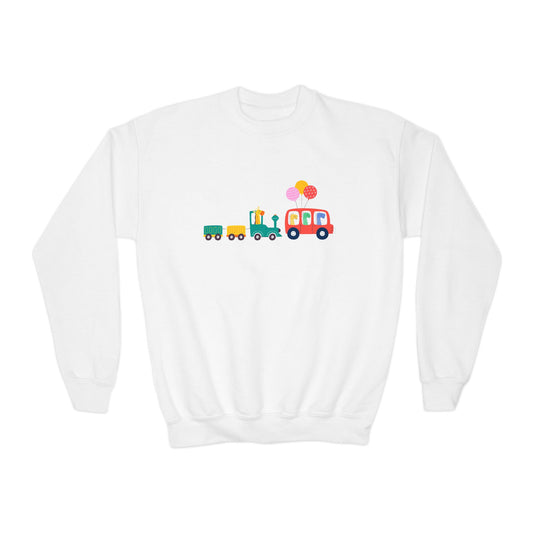 Colorful Vehicles Sweatshirt | Dino & Train | True North