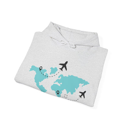 Travel Lover's Map Hoodie | True North
