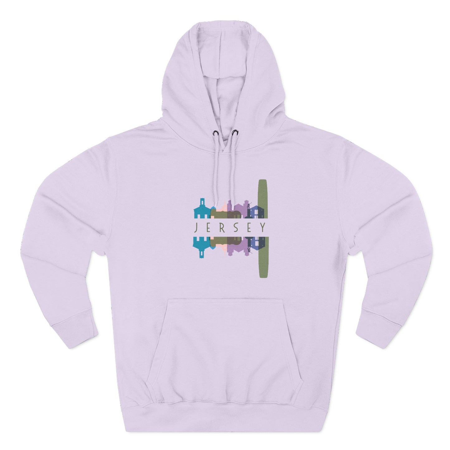 Three-Panel Fleece Hoodie  | Cozy Layer | True North