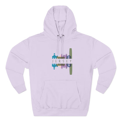 Three-Panel Fleece Hoodie  | Cozy Layer | True North