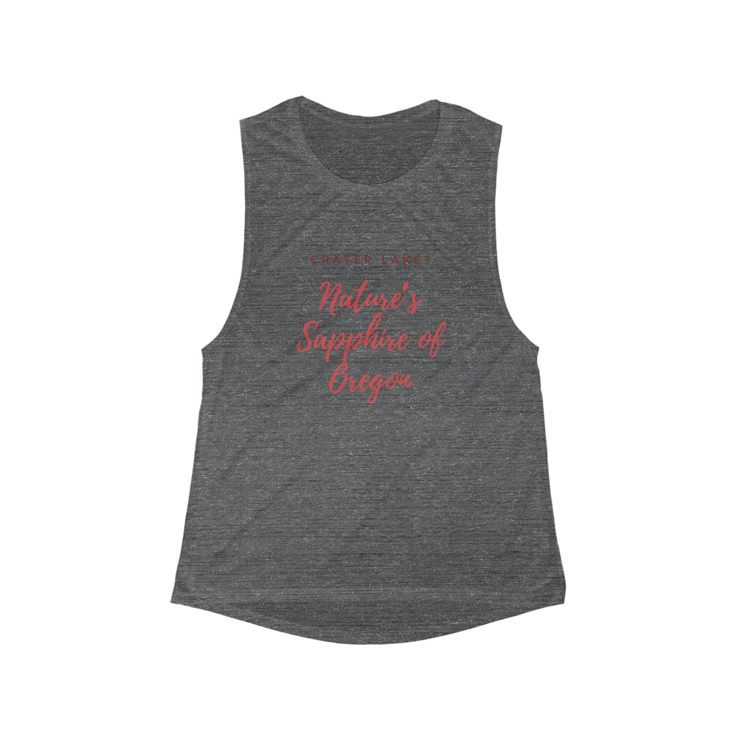 Nature’s Sapphire of Oregon | Women’s Flowy Scoop Muscle Tank | True North