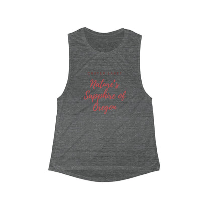 Nature’s Sapphire of Oregon | Women’s Flowy Scoop Muscle Tank | True North