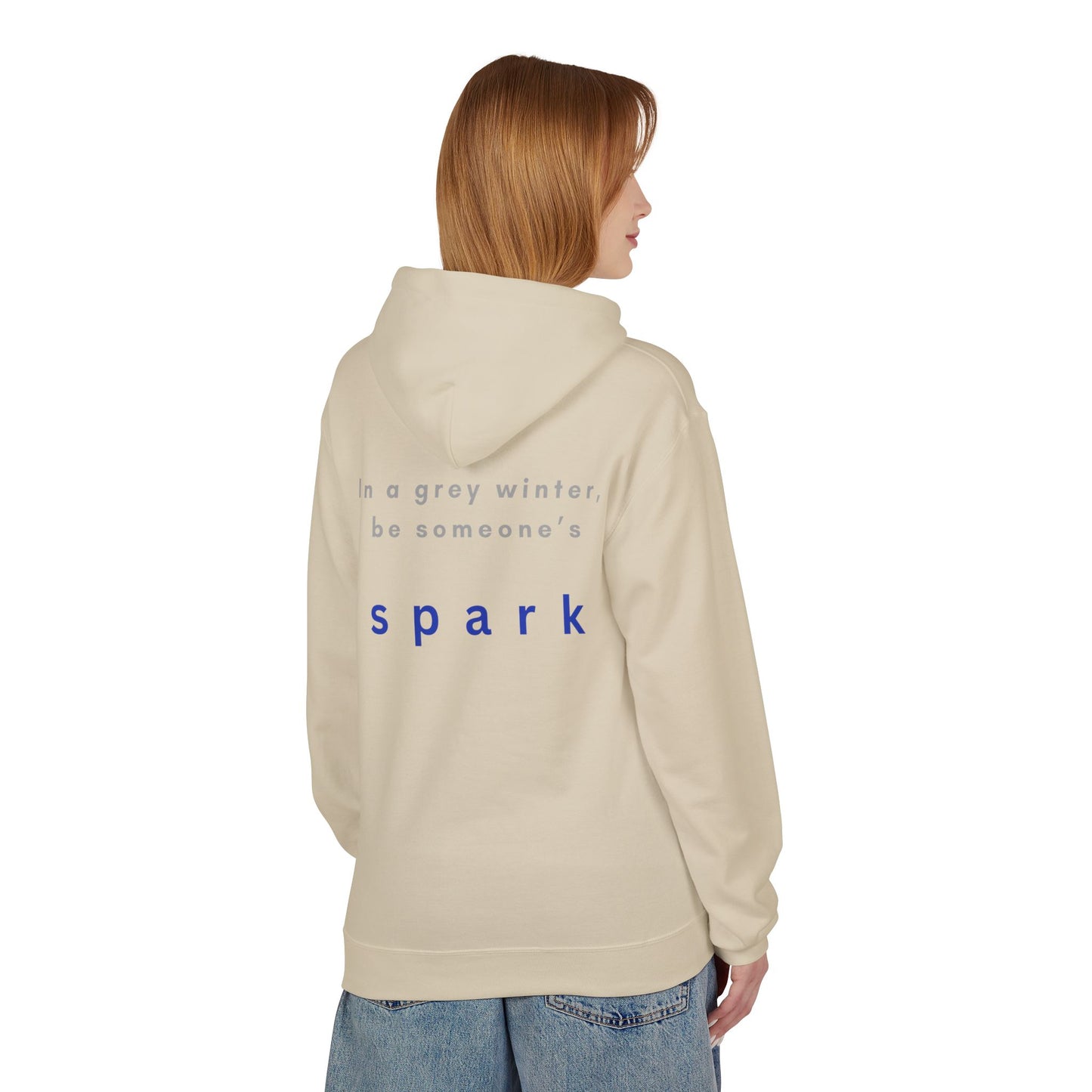 Cozy Nature-Inspired Fleece Hoodie | Inspirational Winter Apparel | True North